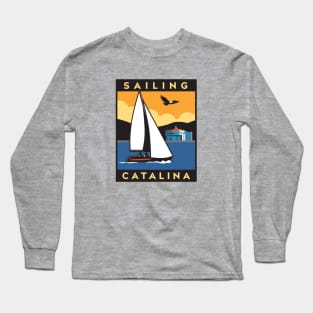 Sailing Catalina Long Sleeve T-Shirt